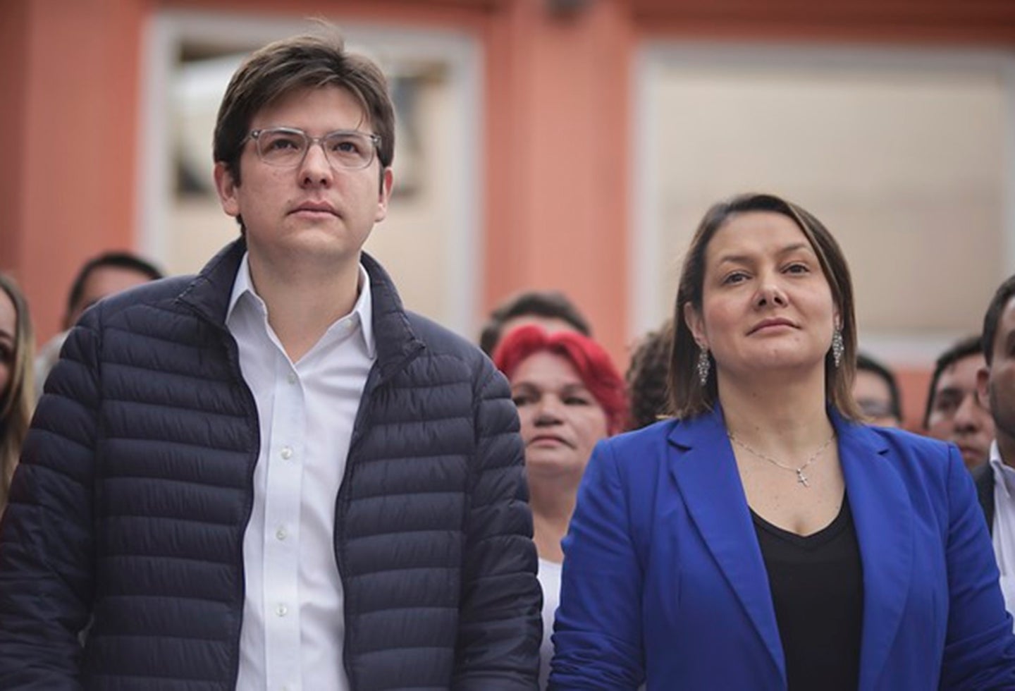 Miguel Uribe Turbay y Ángela Garzón