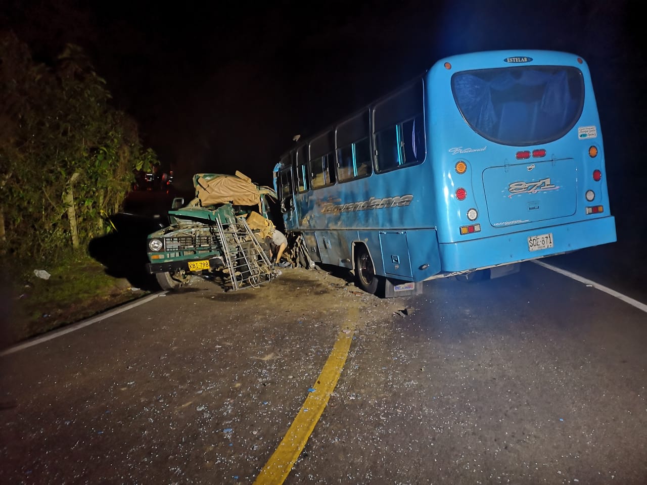 Accidente en Mesitas del Colegio