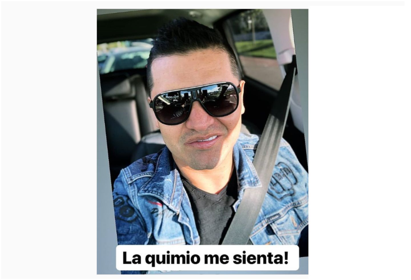 Hassam se mostró después de la quimioterapia