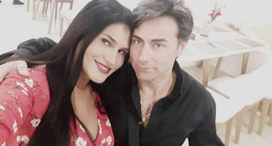 María Gabriela Isler y el actor Mauro Urquijo