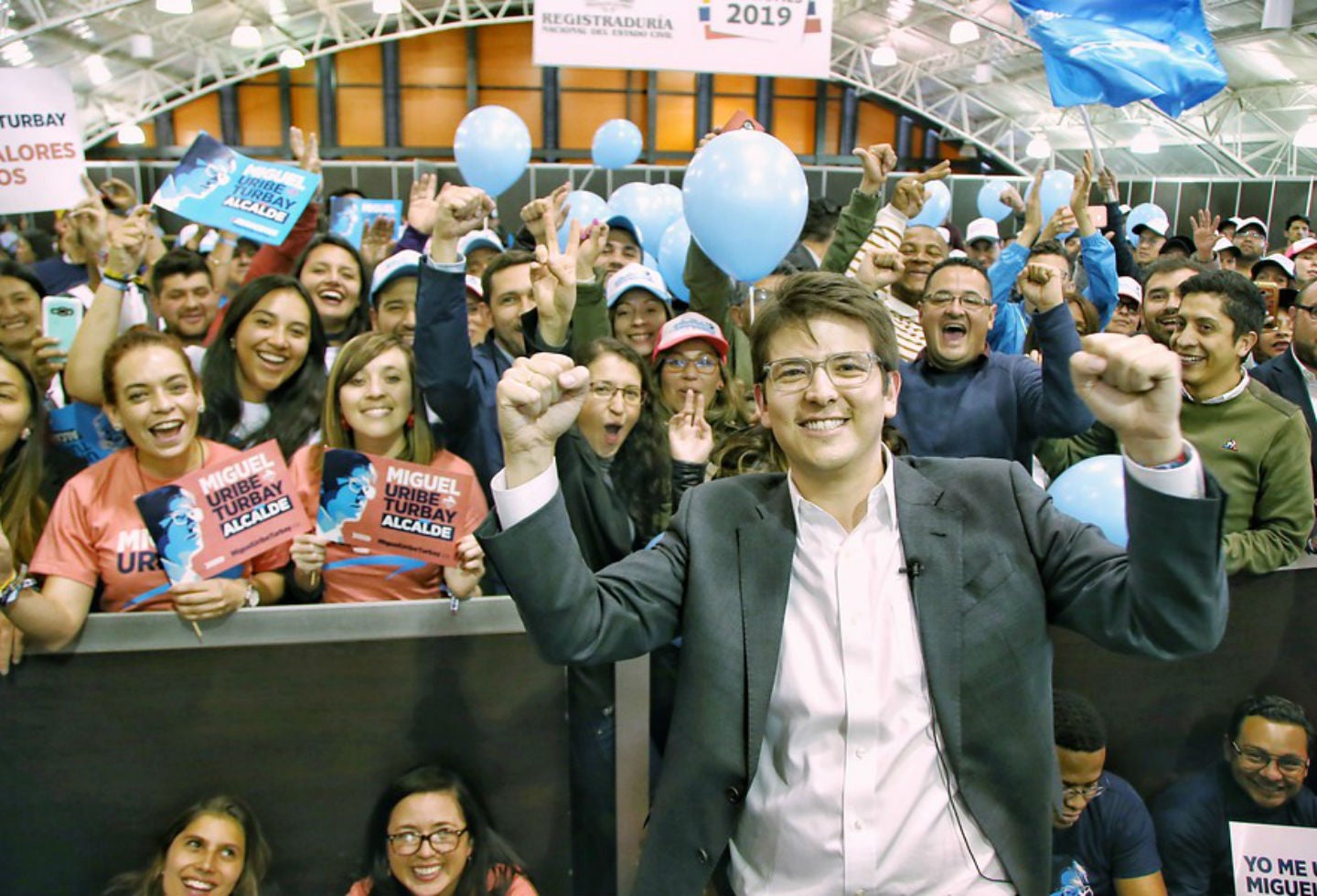 Miguel Uribe Turbay, candidato a la Alcaldía de Bogotá.