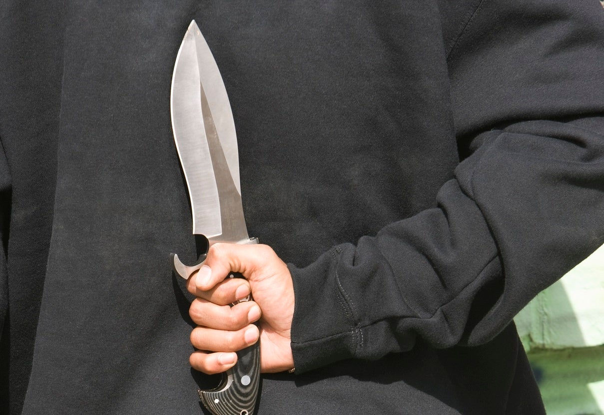 Atraco con cuchillo