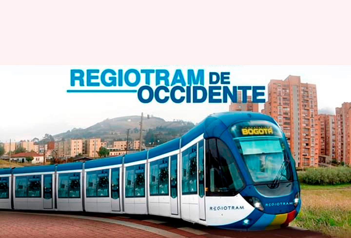 Imagen del Regiotram de Occidente