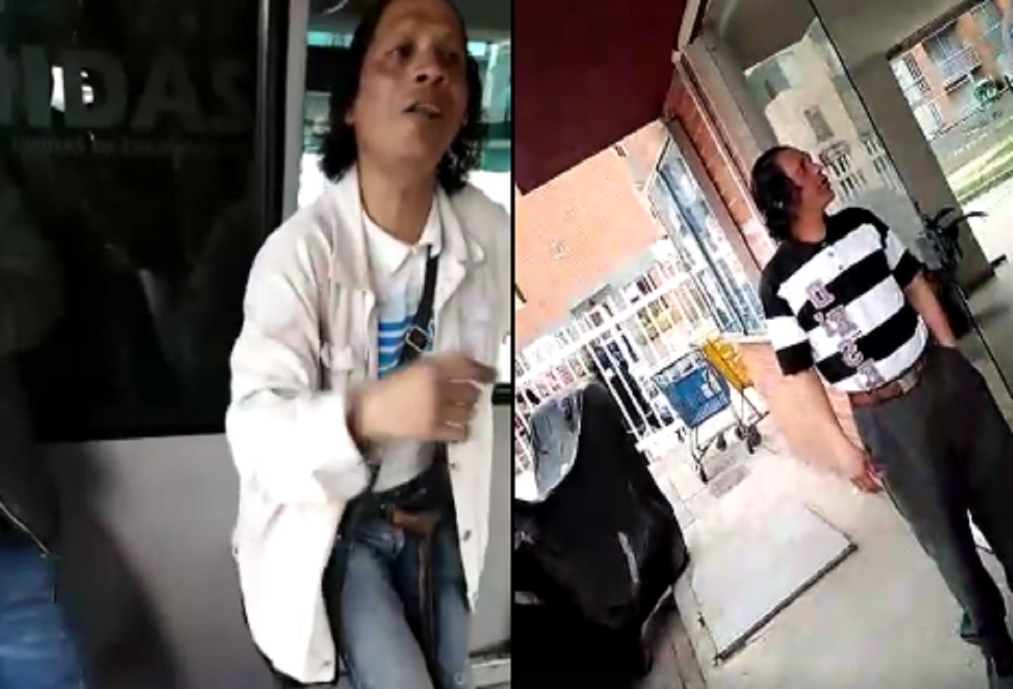 Supuesto mendigo enfermo, en Bogotá