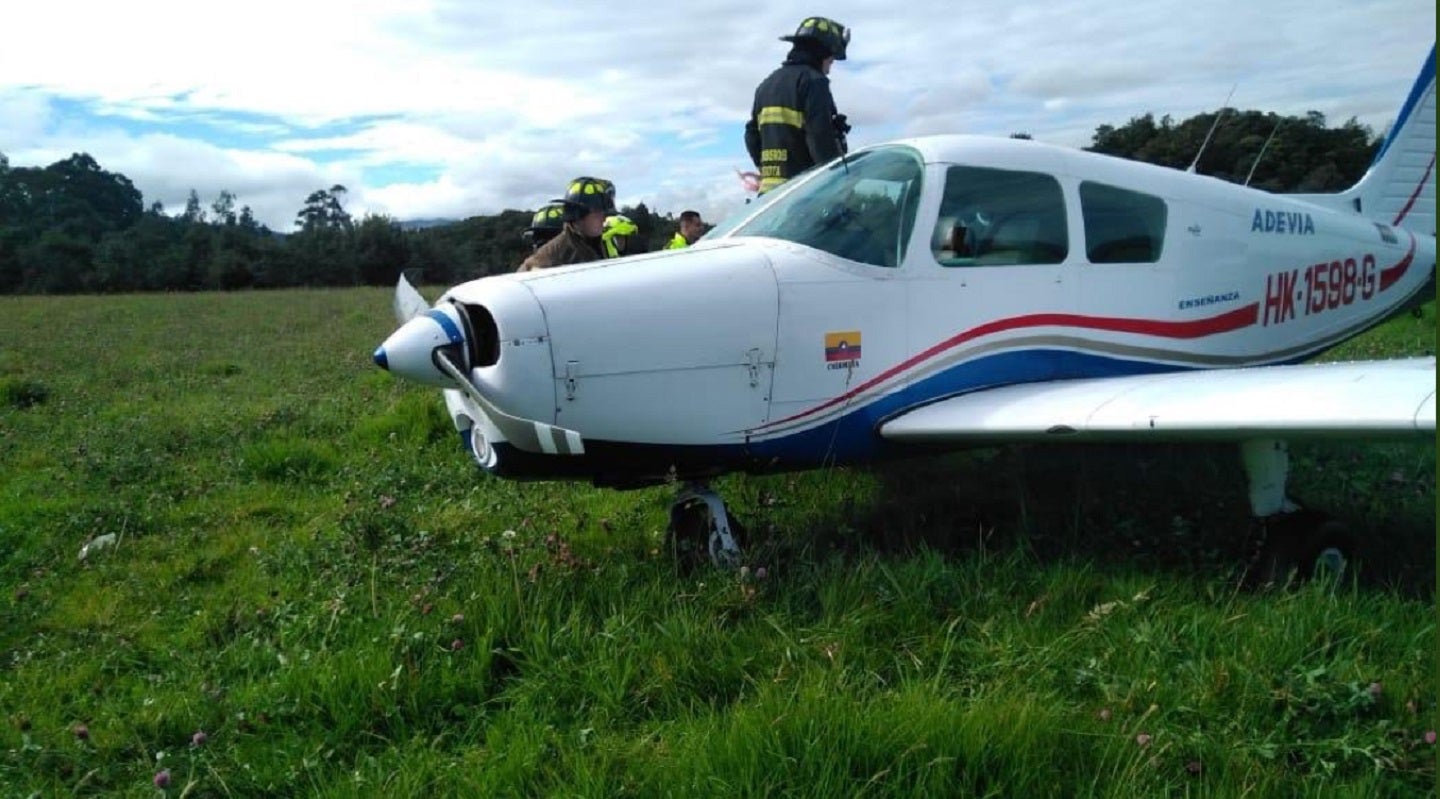 Avioneta cae en Bogotá