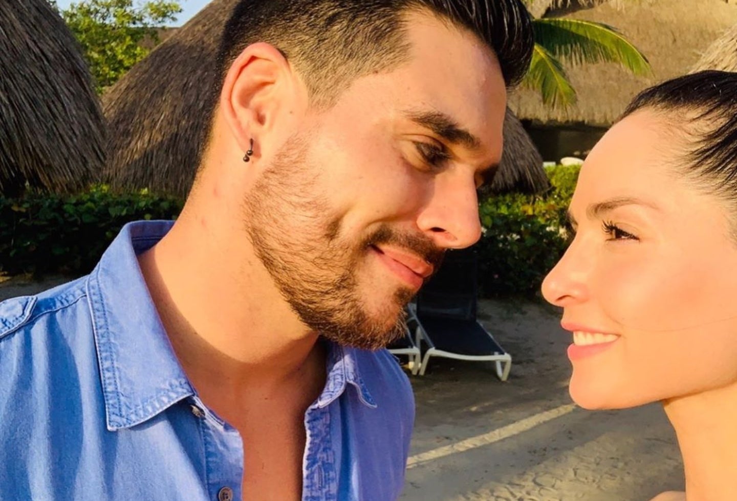 Carmen Villalobos y Sebastián Caicedo