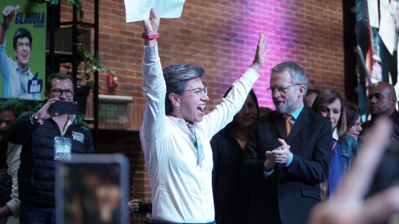 Claudia López, alcaldesa electa de Bogotá