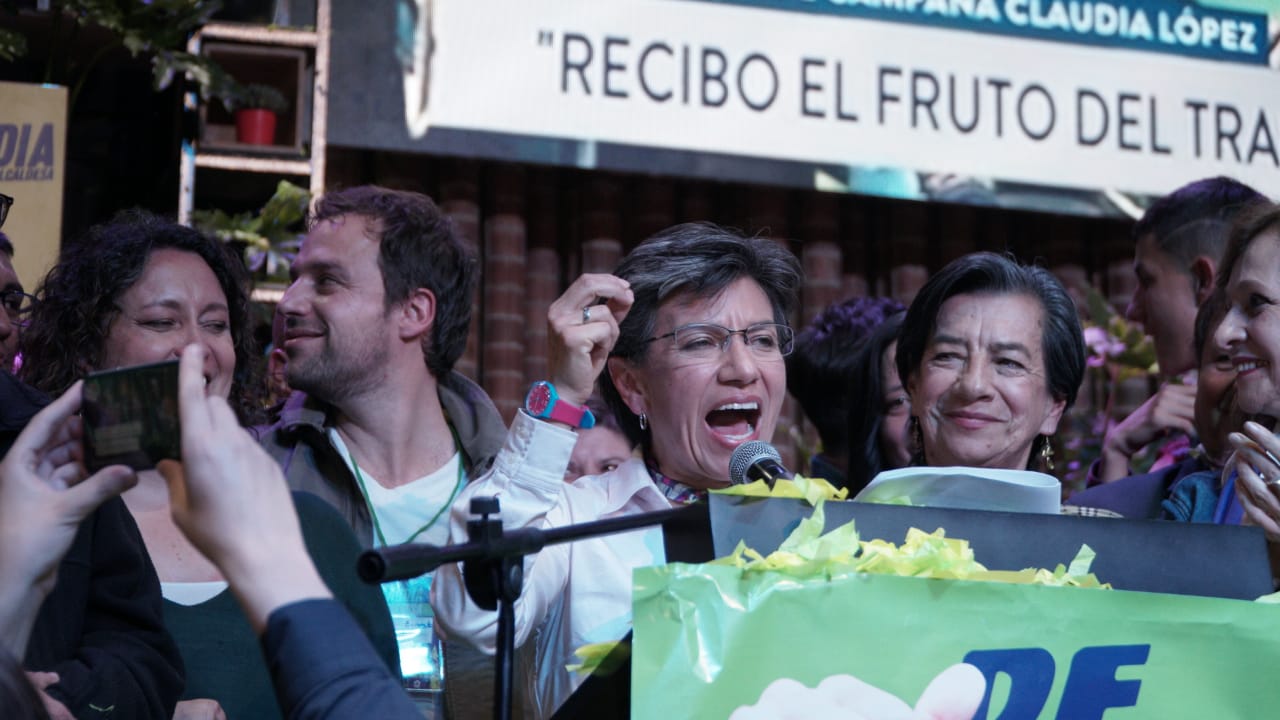 Claudia López, alcaldesa electa de Bogotá