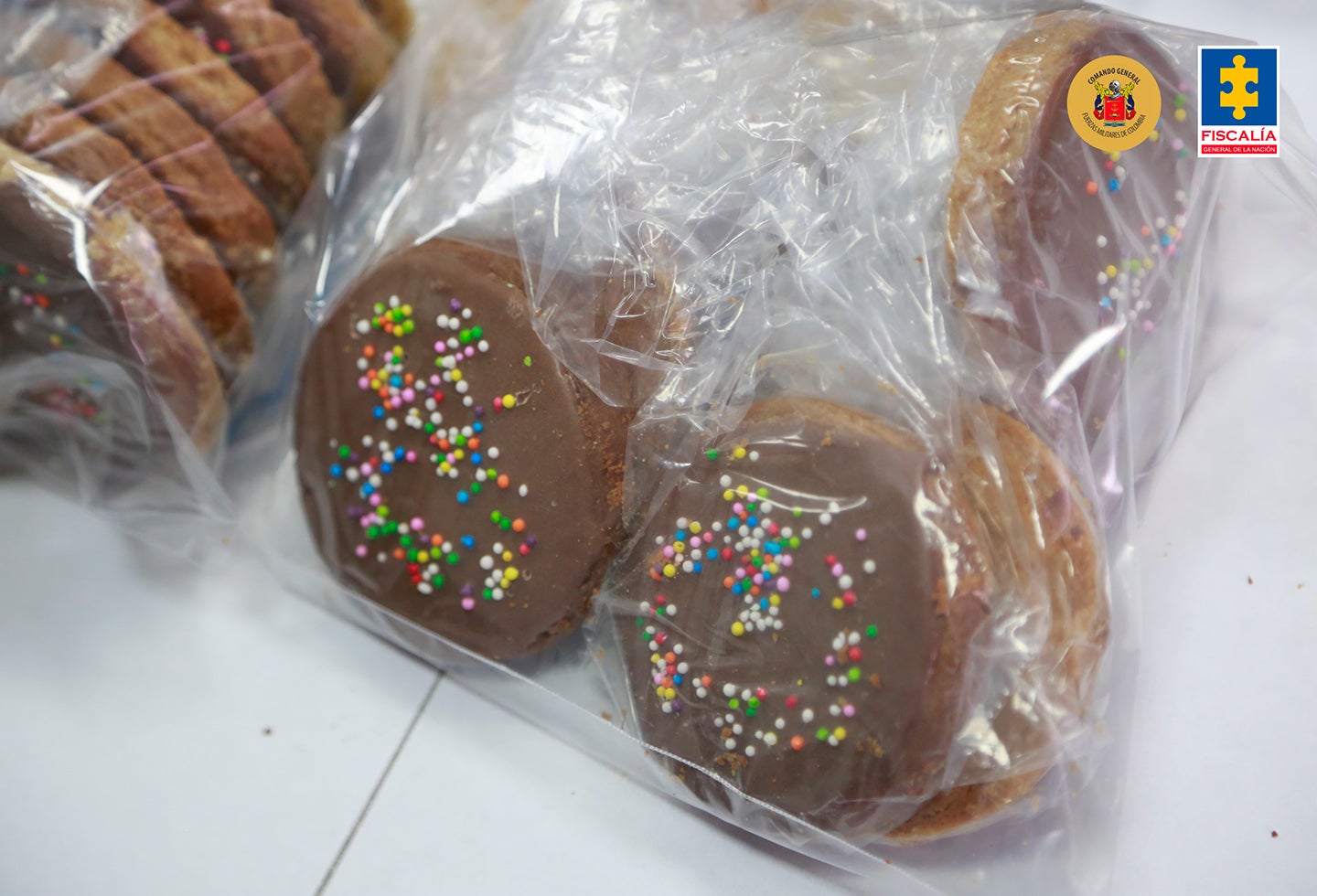 Las galletas hechas con marihuana y descubiertas por la Fiscalía