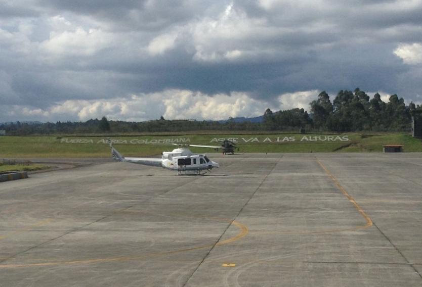Helicóptero que llevó al papa Francisco