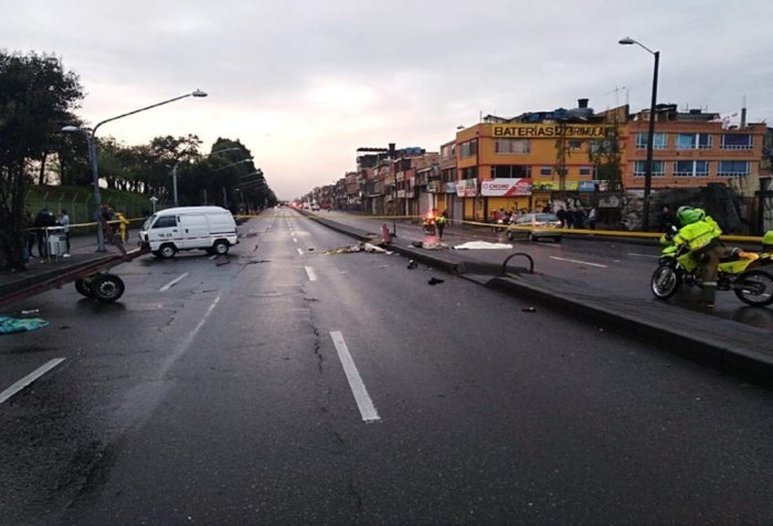 Peatón murió al ser atropellado por presunto carro fantasma en la localidad de Engativá