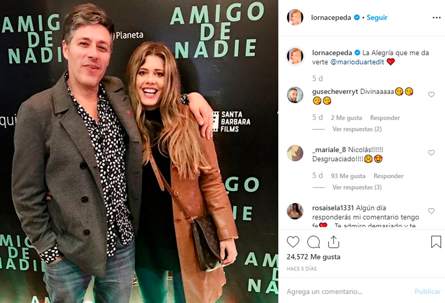 Lorna Cepeda - Mario Duarte