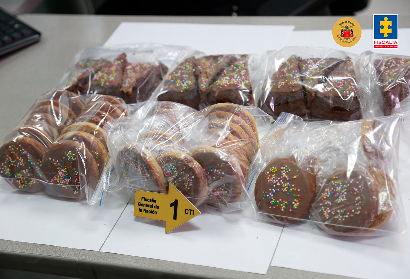 Las galletas y tortas hechas con marihuana y descubiertas por la Fiscalía