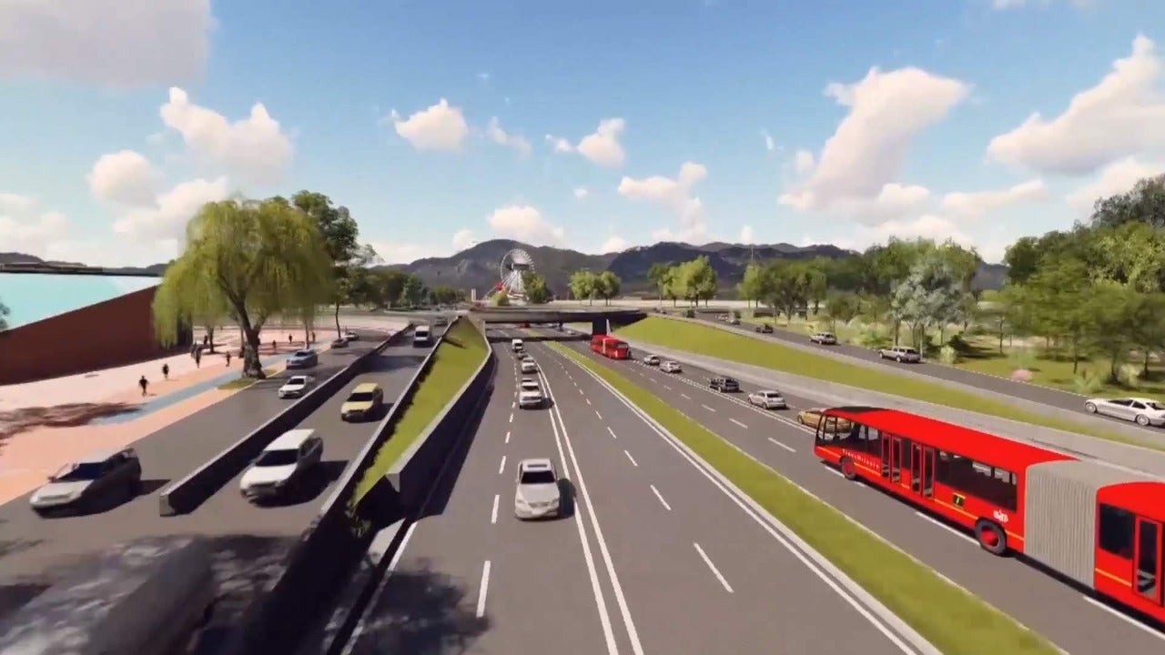 Así quedaría la troncal de TM por la Avenida 68