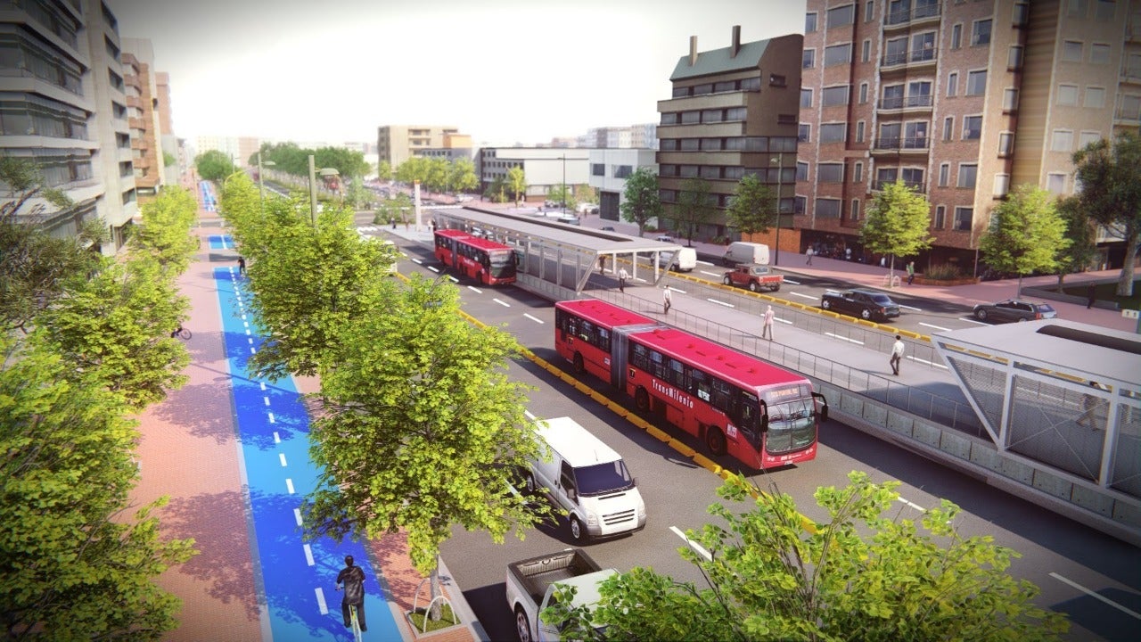 Transmilenio por la Avenida 68