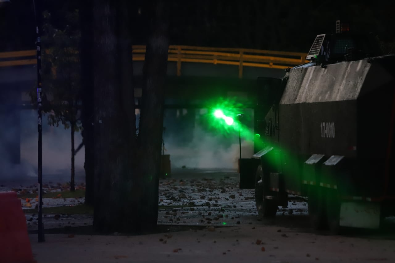 Protestas en Bogotá el martes 26 de noviembre