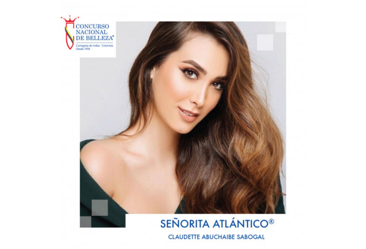 Claudette Abuchaibe, señorita Atlántico 2019