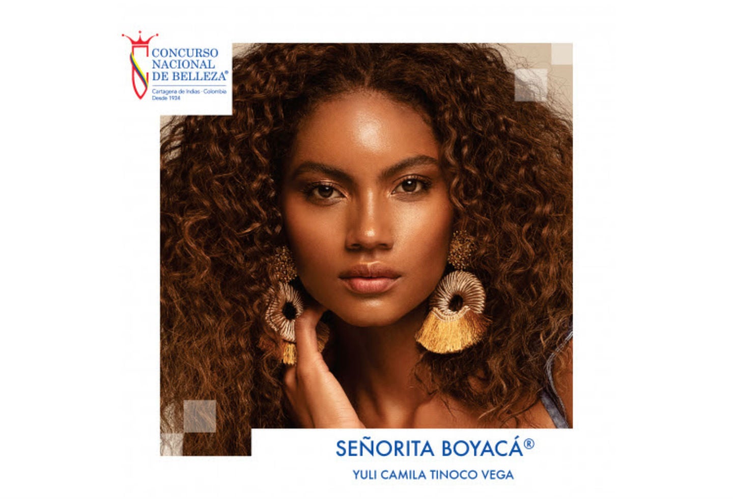 Yuli Camila Tinoco, señorita Boyacá 2019