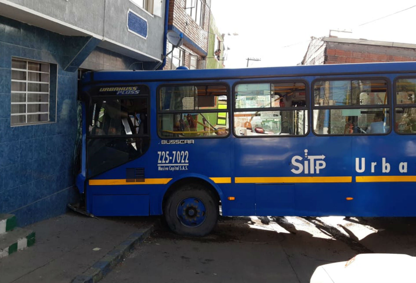 Accidente de bus del Sitp