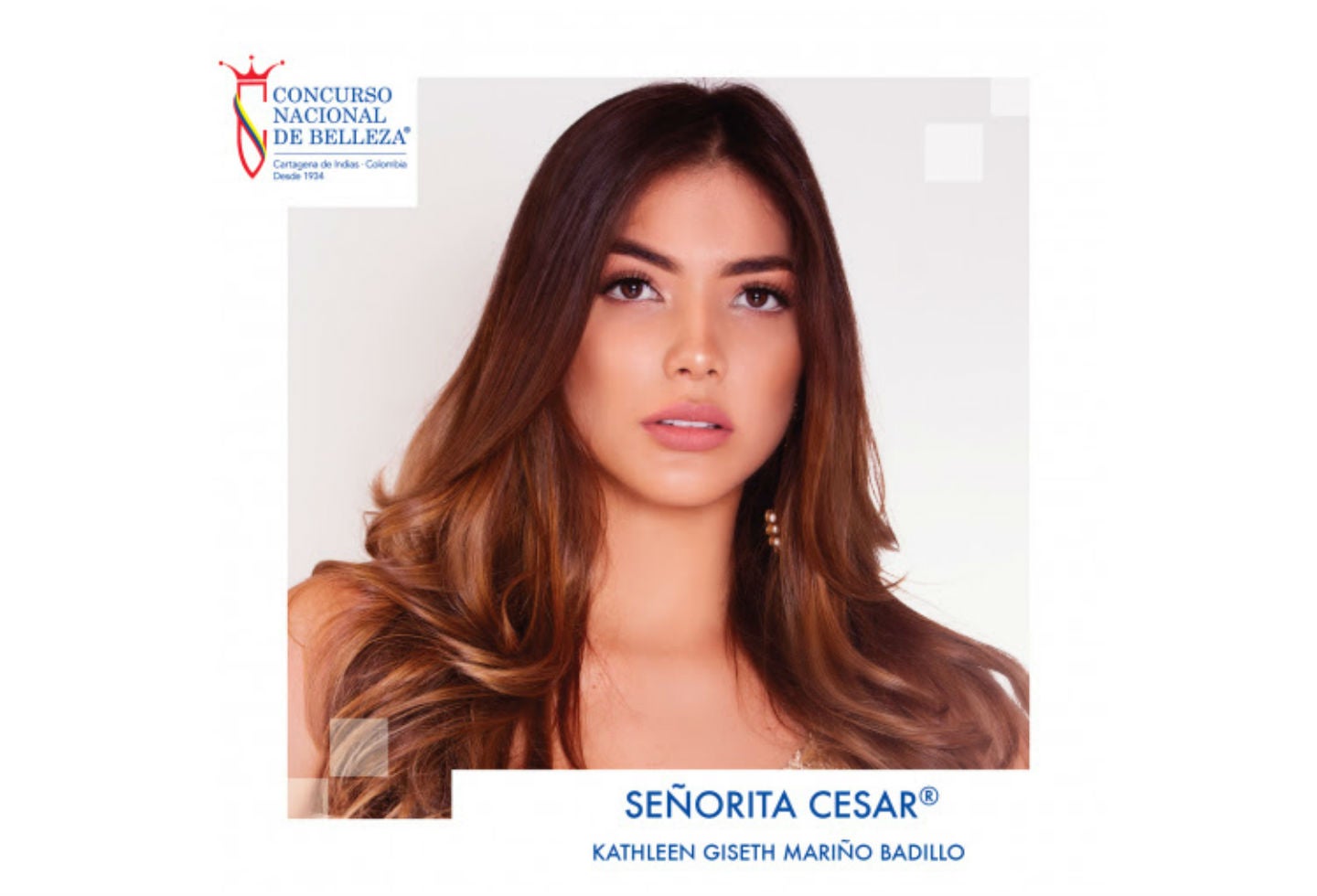 Kathleen Giseth Mariño, señorita Cesar 2019