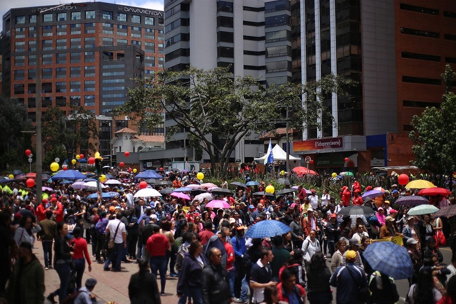 Protestas en Bogotá