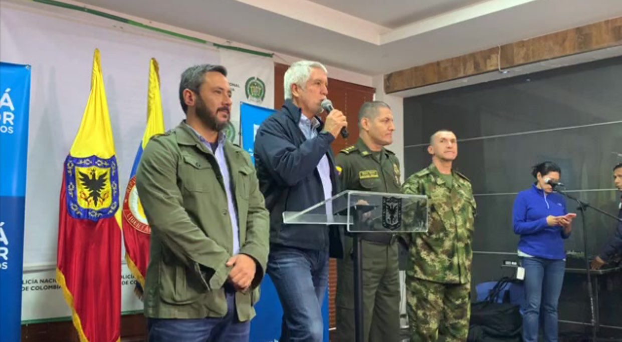 Enrique Peñalosa durante rueda de prensa