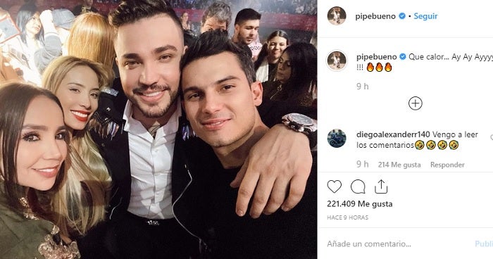 Paola Jara, Jessi Uribe, Luisa Fernanda W y Pipe Bueno