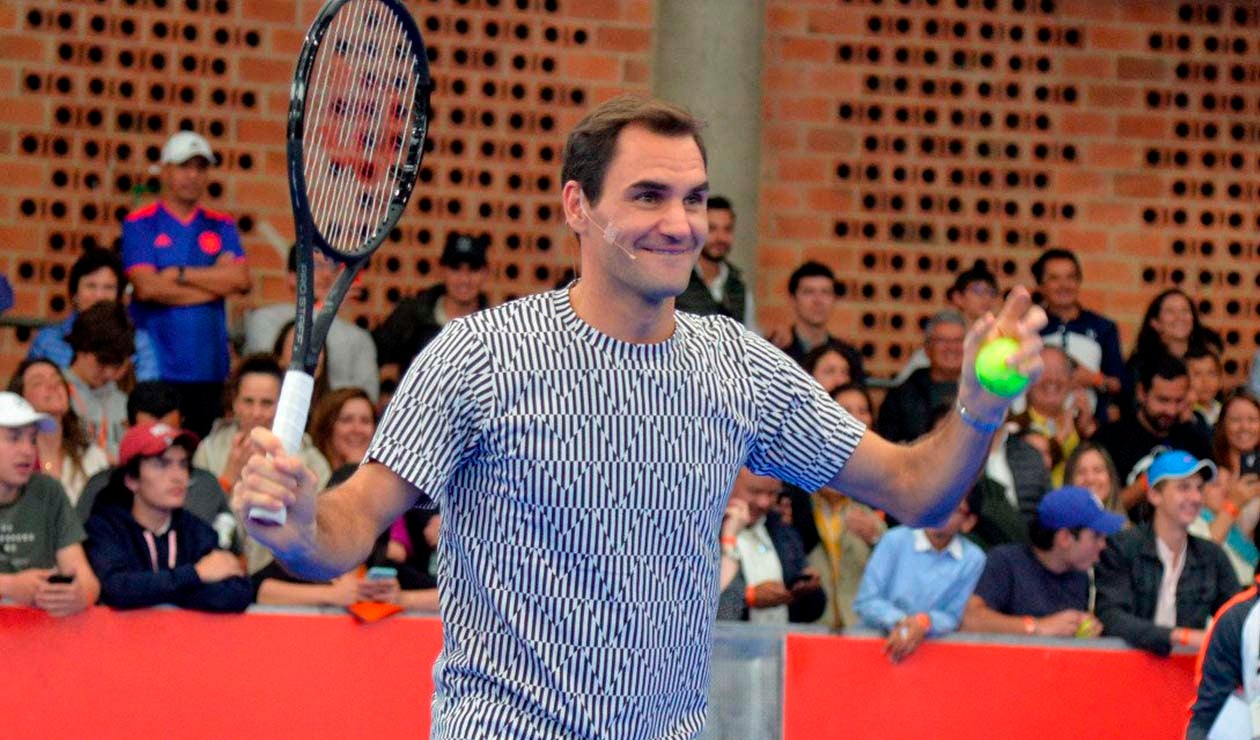 Roger Federer, evento en Bogotá
