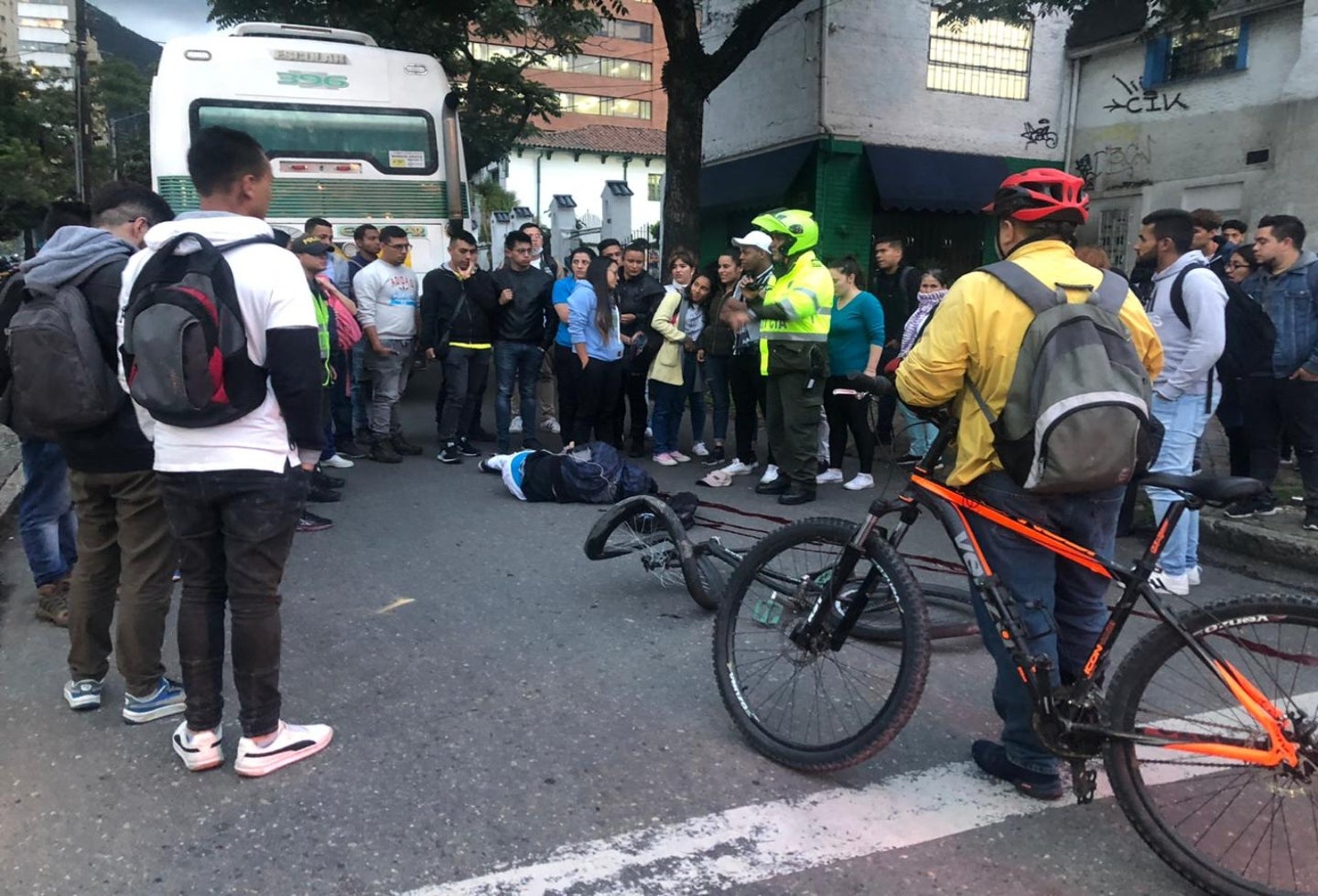 Flota mató a ciclista