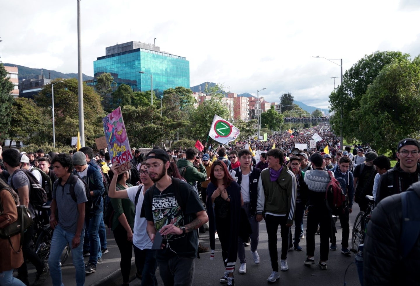 Paro nacional- Bloqueos en el norte de la ciudad