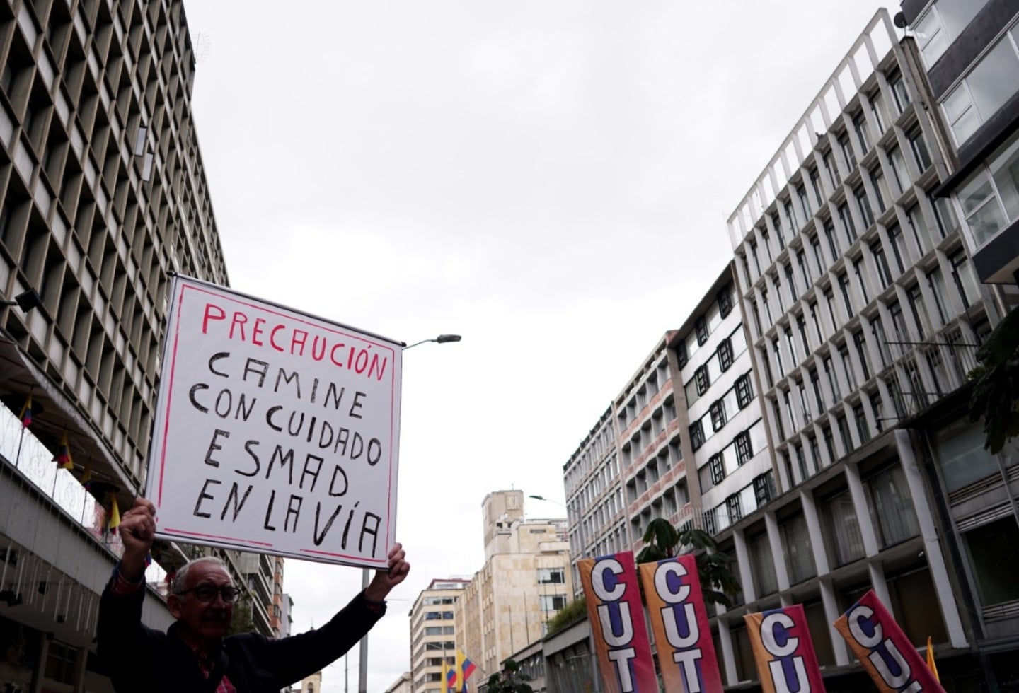 Paro nacional -bloqueos Plaza de Bolívar