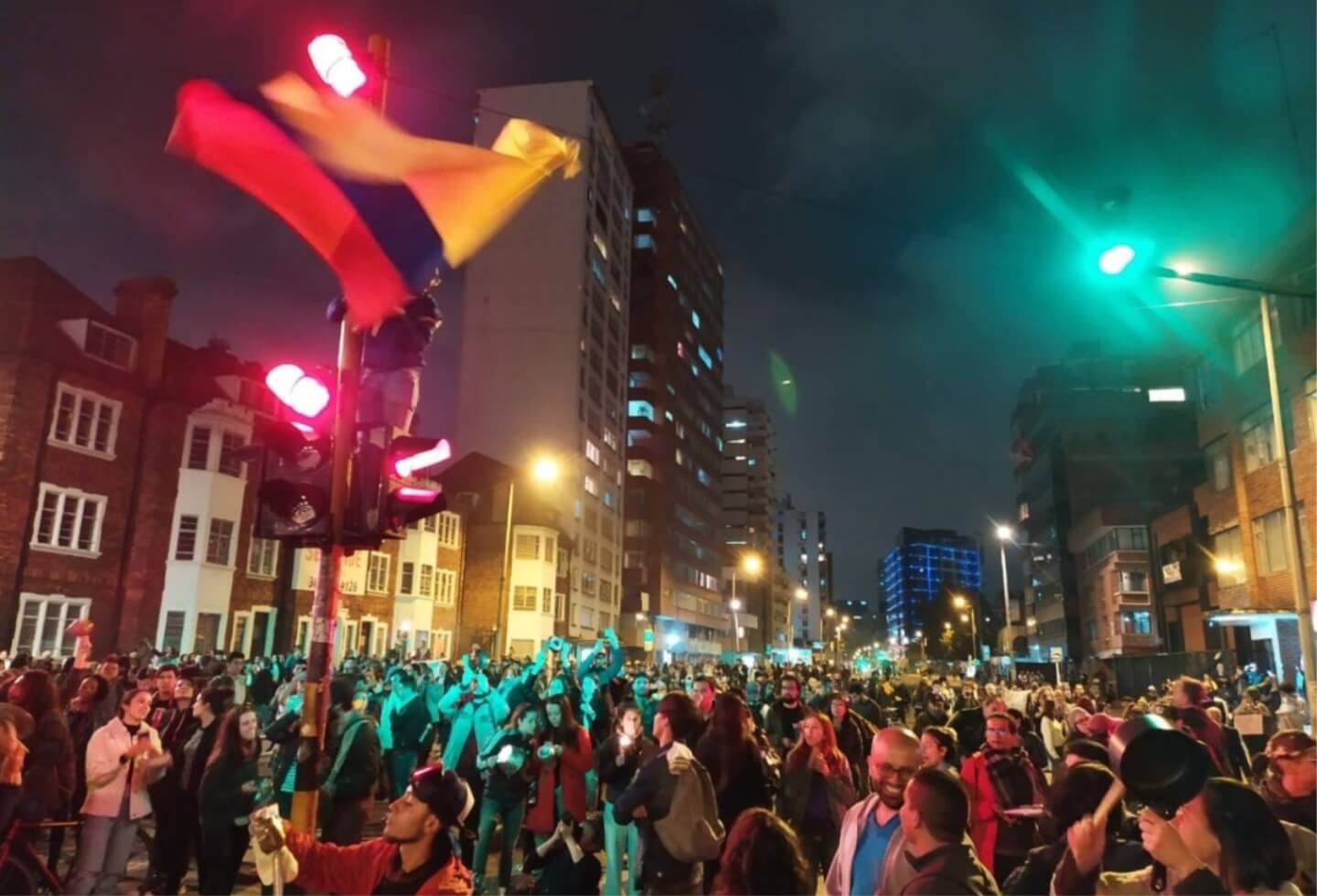 Protesta parque de los Hippies