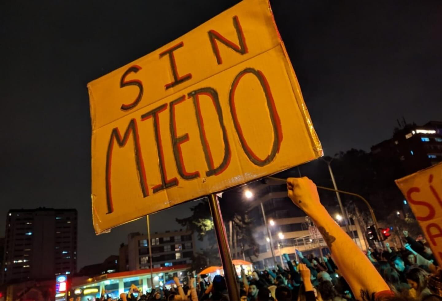 Protesta parque de los Hippies