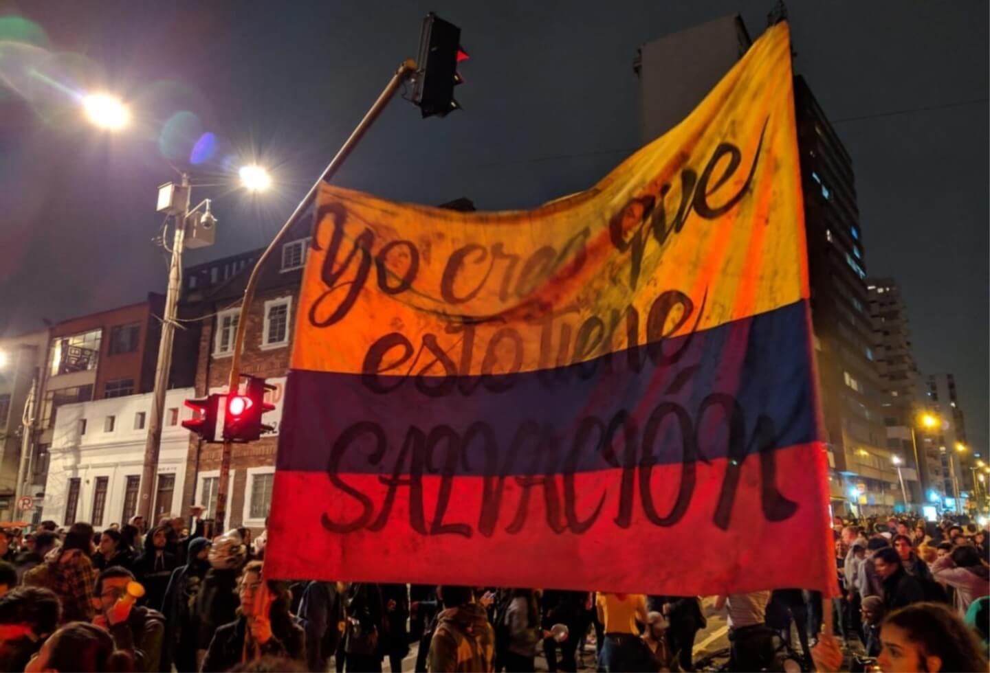 Protesta parque de los Hippies