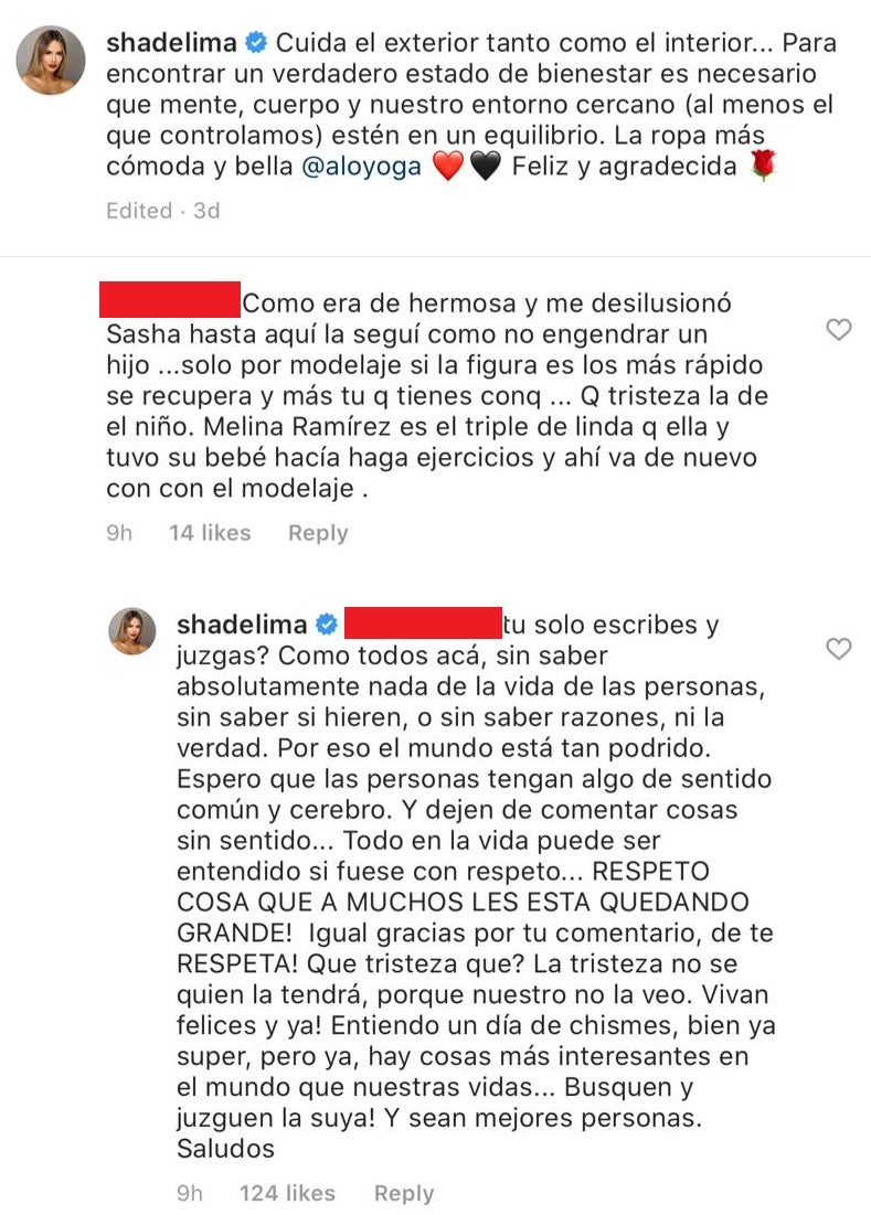 Así le respondió Shannon a su seguidora