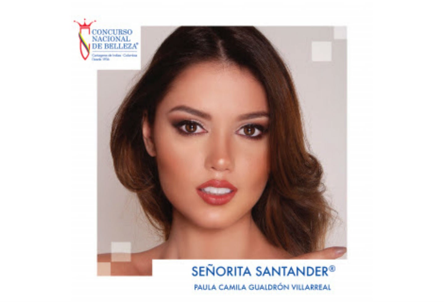 Paula Camila Gualdrón, señorita Santander 2019