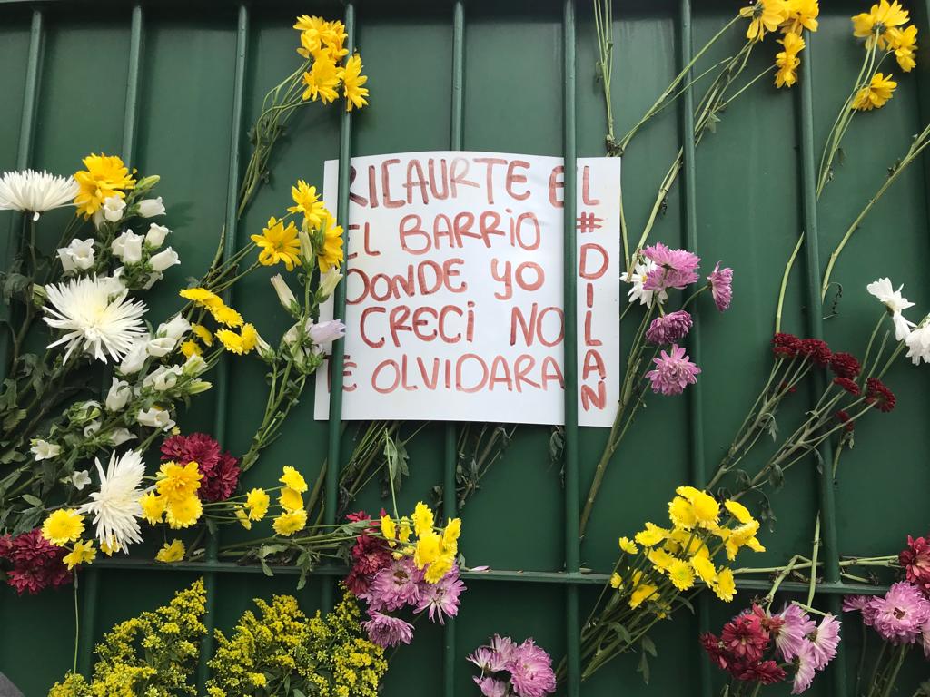 Mensajes de condolencias y dolor por la muerte de Dilan Cruz.