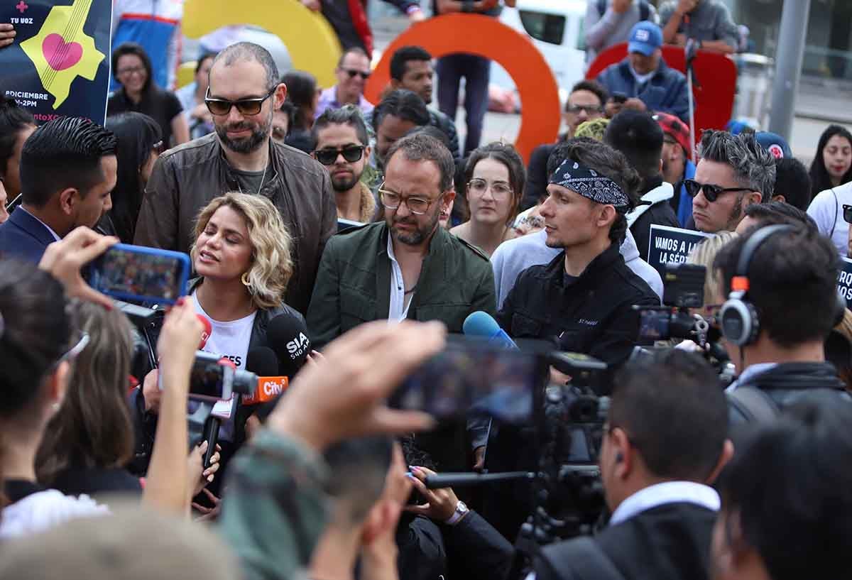 Los artistas anunciaron que el concierto del paro será con tarimas móviles por la Carrera Séptima.