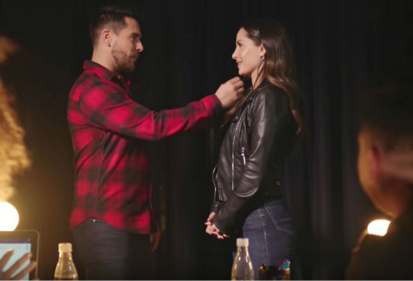 Carmen Villalobos y Sebastián Caicedo