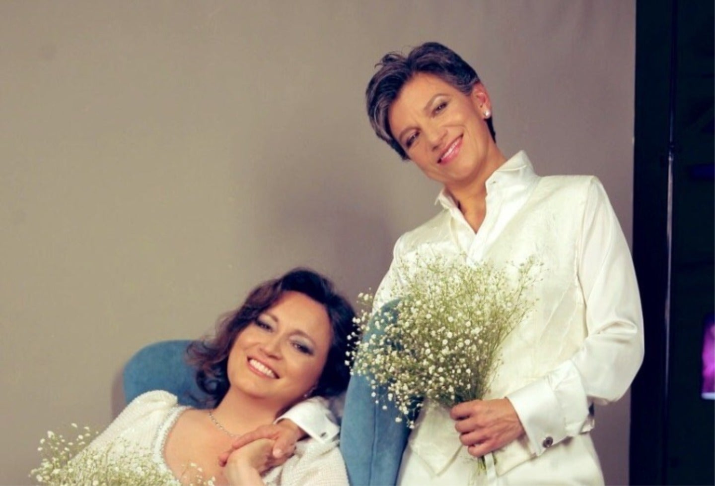 Claudia López y Angélica Lozano se casan