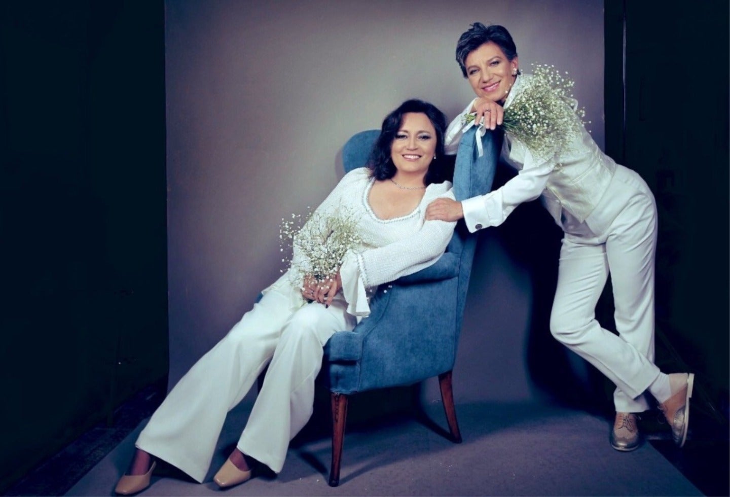 Claudia López y Angélica Lozano se casan