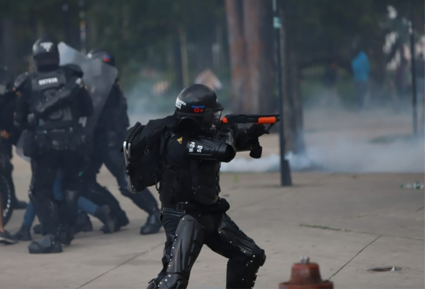 Disturbios Universidad Nacional 10 de diciembre de 2019
