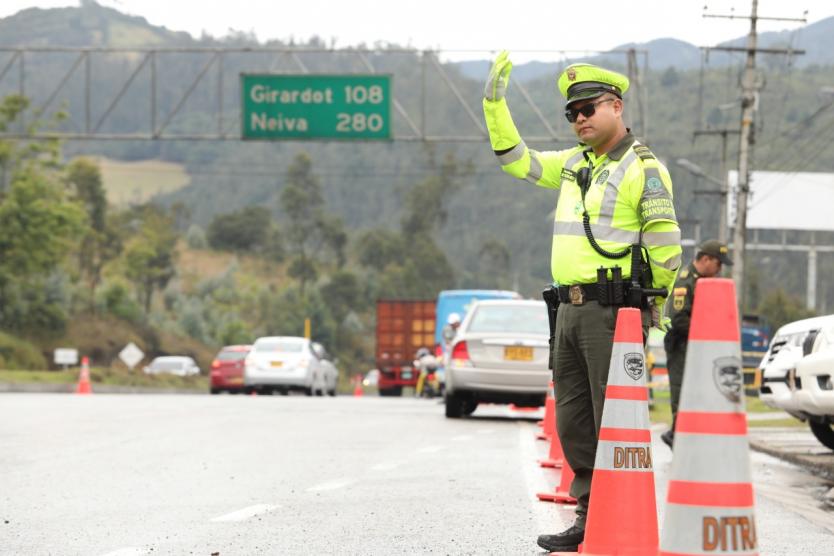 En la salida de Soacha, Cundinamarca, también presenta represamiento