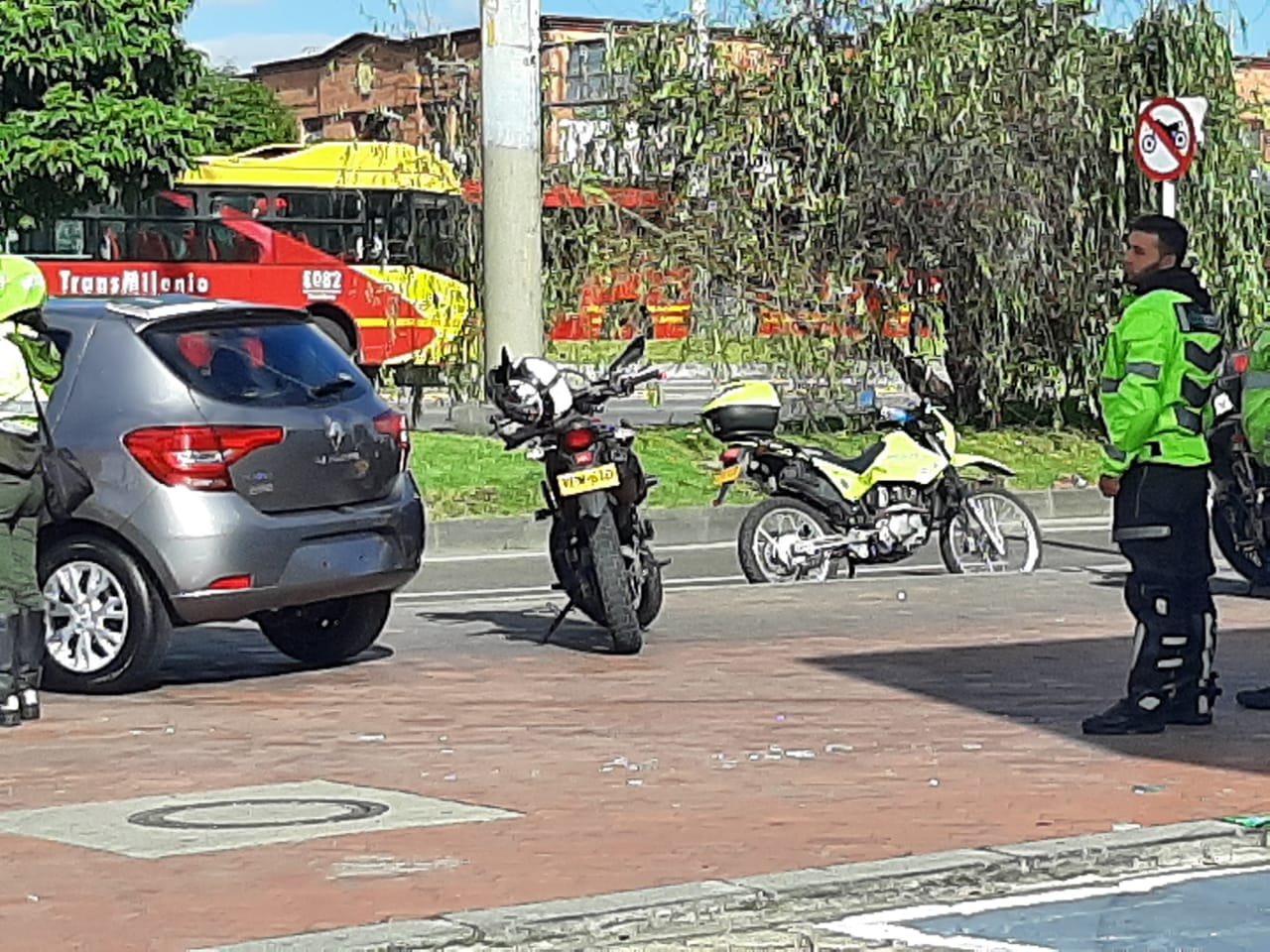 Accidente en concesionario