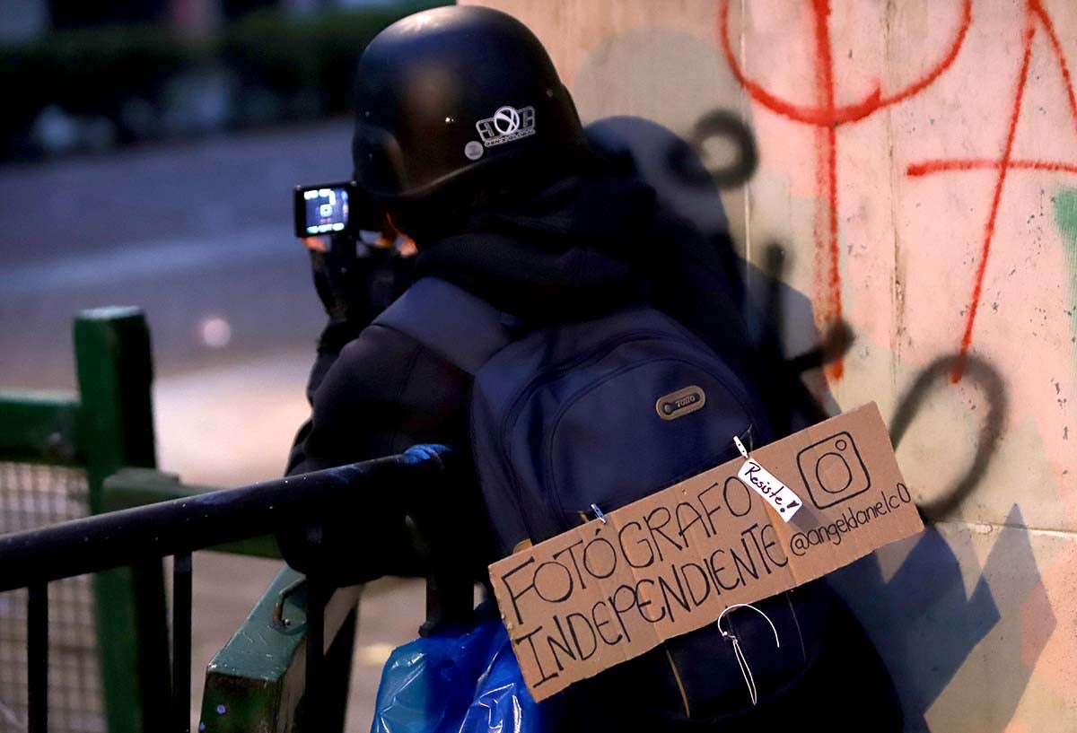 Impactantes imagenes de encapuchados y vandalismo en paro nacional / 21 de enero