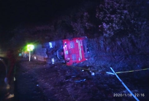 Accidente de tránsito en La Vega deja más de 25 heridos