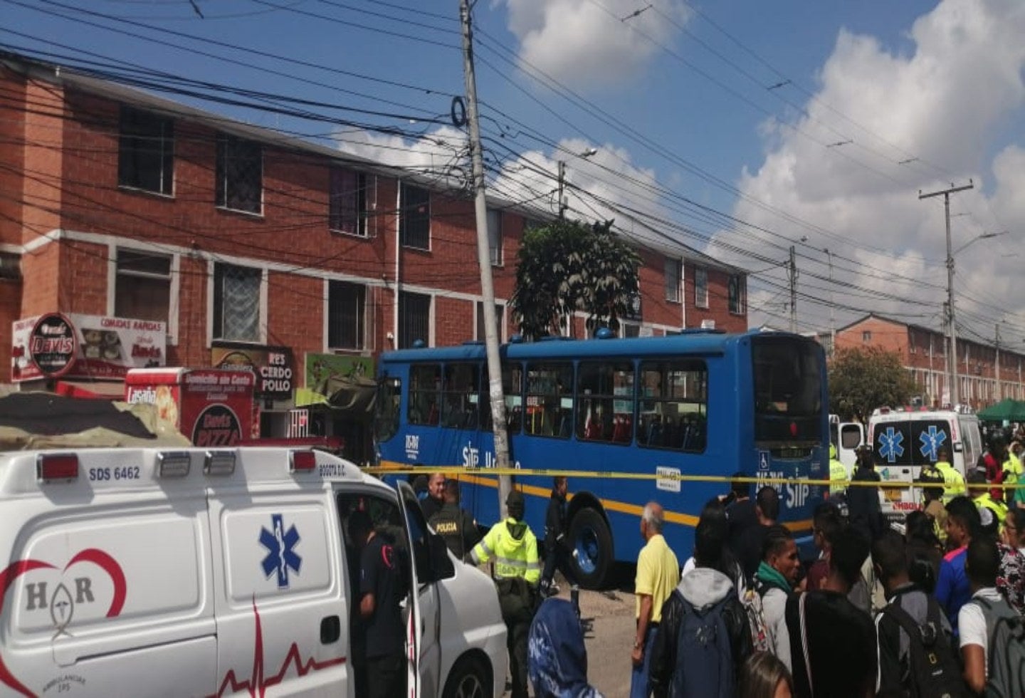 Accidente en en Kennedy