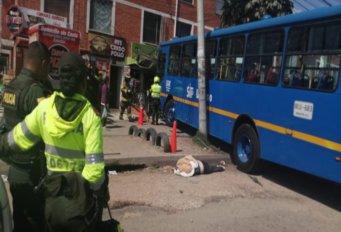 Accidente en en Kennedy