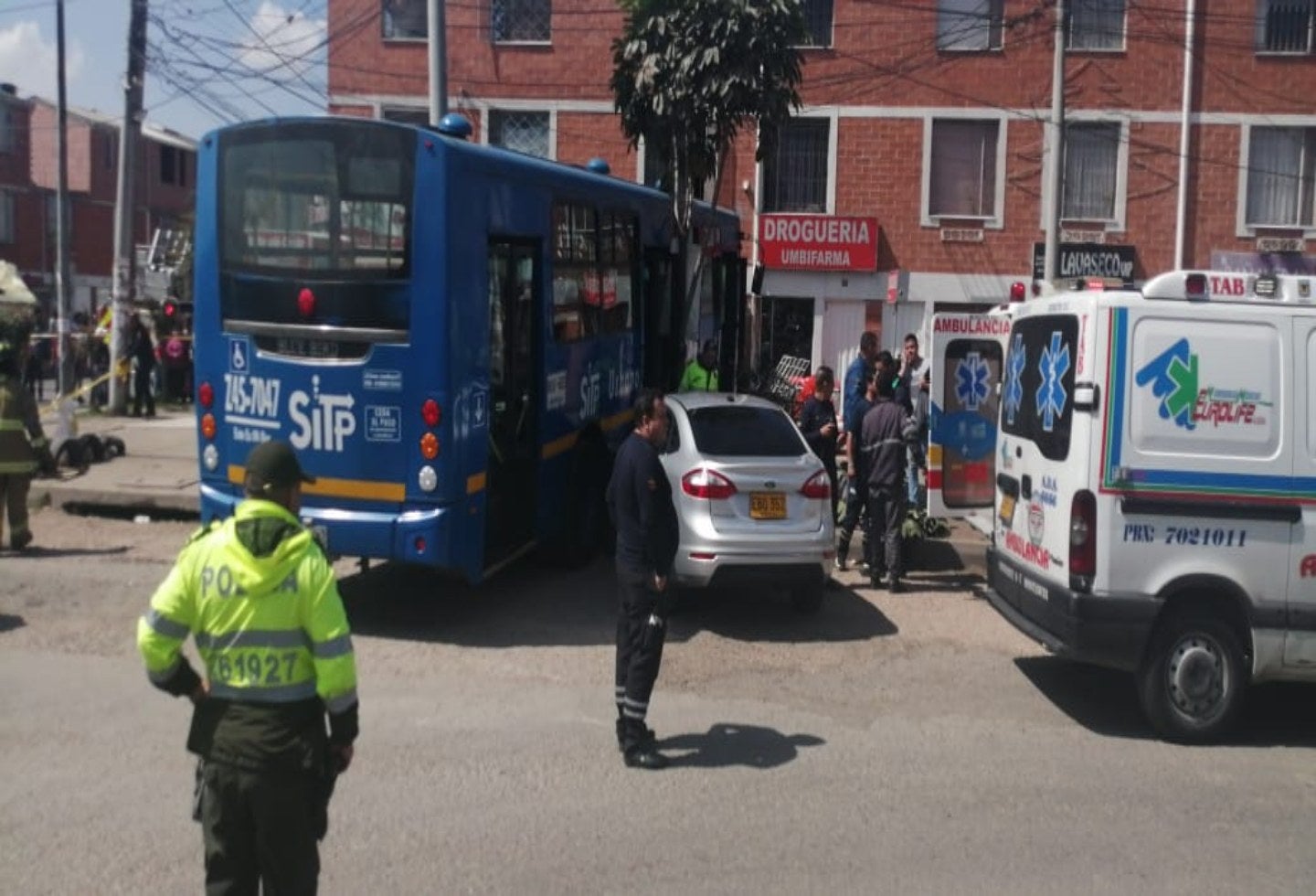 Accidente en el Tintal