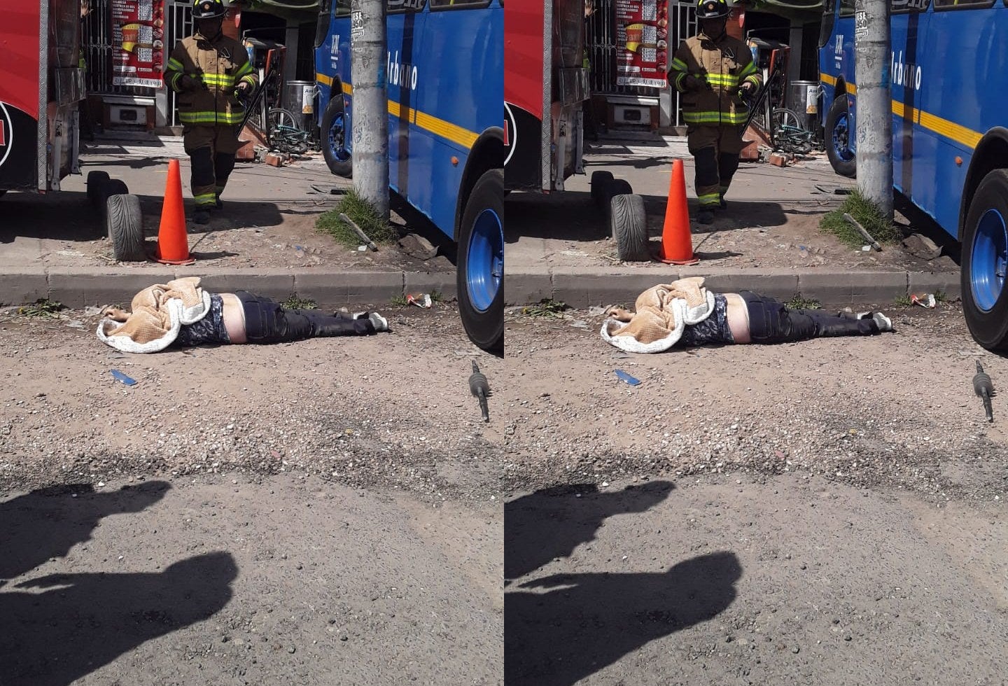 Accidente en en Kennedy